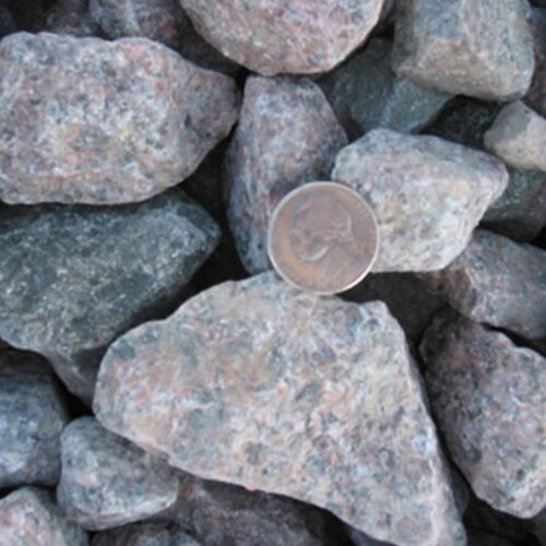 Crushed Granite - 2-1/2" down to 1" (screened)