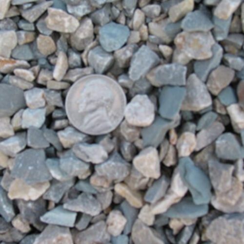 Crushed Limestone - 1/2" rock and down